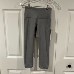 NWT Reflex 90 Degree High Waisted Grey Dance Leggings Size XS Yoga